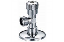 CHROME PLATED ANGLE VALVE 15MMX15MM