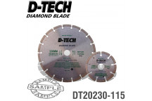 SEGMENTED DIAMOND CUTTING BLADE 230MMX22.22+115MMX22.2MM