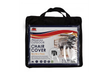 KALAHARI BLACK SINGLE SEAT CHAIR PATIO COVER