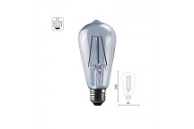 OLITE GREY DIMMABLE E27 LED FILAMENT BULB ST64 8W