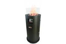 ALVA FIRE PIT PATIO GAS HEATER WITH LAVA STONES