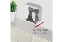 BARKAN ADJUSTABLE TV MEDIA SHELF BRACKET