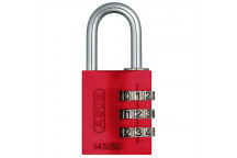 ABUS RED COMBINATION BLISTER PADLOCK 30MM
