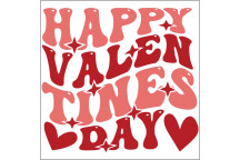 GROOVY VALENTINE VINYL CRAFT UV DTF STICKER