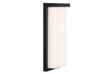 EUROLUX LONE BLACK OUTDOOR WALL LIGHT