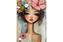 LILA BLOOM DECOUPAGE A4