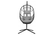 HANGING PATIO CLIFF CHAIR WITH CUSHION