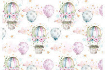 DECOUPAGE DREAMY BALLOON GARDEN A3