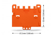 WAGO STRAIN RELIEF PLATE FOR 221-500 10PP