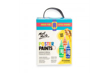 CRAFT POSTER PAINT WATER BASED WASHABLE 60ML 6PIECE