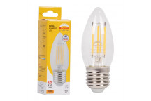 RADIANT LED FILAMENT CANDLE BULB E27 4W