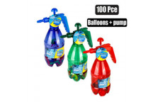 WATER BALLOON AND PUMP WITH WATER BALL INCLUDED 100PIECES
