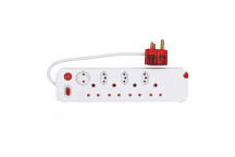 ELECTRICMATE 8WAY HIGH SURGE PROTECT MULTIPLUG