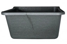 PVC MARBLE SINGLE BOWL WASHTROUGH INCLUDING BRACKET 480X420X430MM