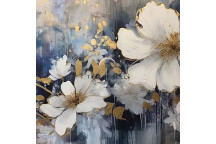 MIDNIGHT BLOOM DECOUPAGE A4