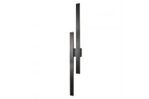 EUROLUX STRUT BLACK OUTDOOR WALL LIGHT