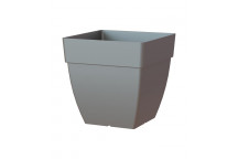 POT PLASTIC CAPRI SQUARE POT ANTHRACITE 40CM ARTEVASI