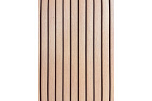 UPPER EDGE OAK BLACK WOOD PLASTIC CLADDING WALL PANEL 2400X122X12