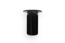 BLACK BOTTOM ADJUSTABLE ROUND LEG 100MMX50MM