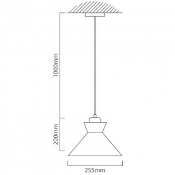 EUROLUX CHARLOTTE PENDANT 250MM