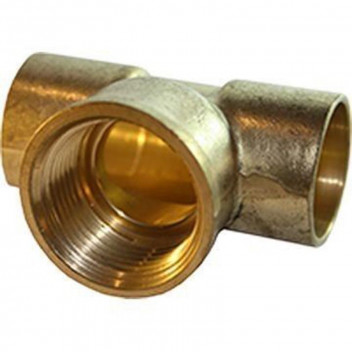 Brass Capillary Tee Female 15MMx15MMx1/2 inch