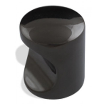 BLACK NICKEL CYLINDER KNOB 20MM