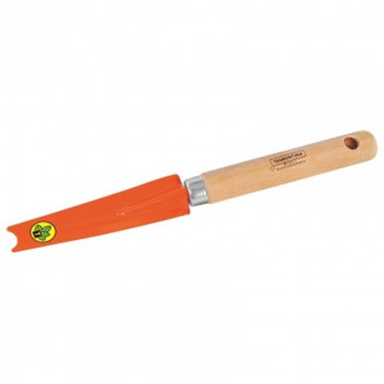 WOODEN HANDLE HAND WEEDER