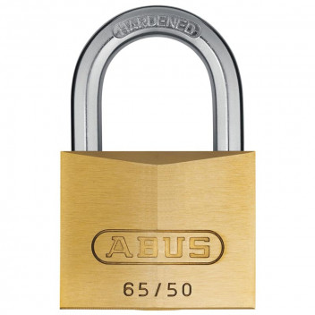 ABUS BRASS SINGLE BLISTER PADLOCK 50MM