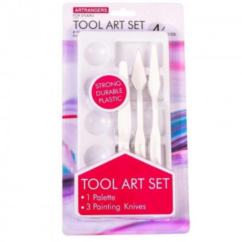 PALETTE SET WITH KNIFE 4PIECE