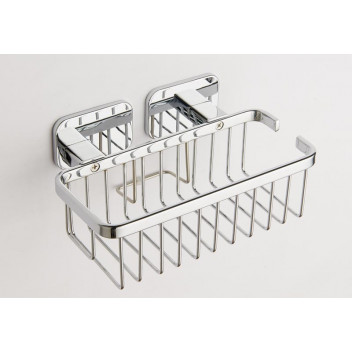 ECLIPSE CHROME SOAP BASKET