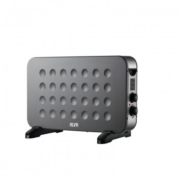 ELECTRIC CONVECTION METALLIC GREY HEATER
