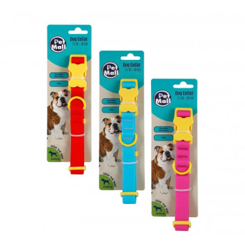 PETMALL DOG COLLAR PVC 2X30-50CM MEDIUM