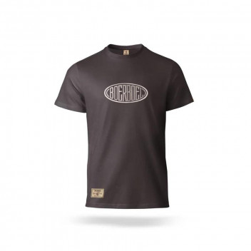 CHARCOAL METALLIC PUFF MENS T-SHIRT 4XLARGE