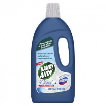 HANDY ANDY ALL IN ONE FLOOR CLEANER + DOMESTOS OCEAN FRESH 750ML
