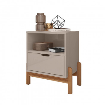 ANTARES OFF WHITE HIGH GLOSS NIGHT STAND