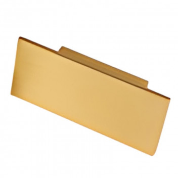 BRUSH BRASS TILE KNOB 32MM