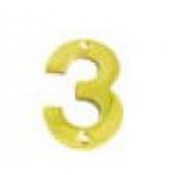 BRASS NUMERAL HOUSE NO2 75MM