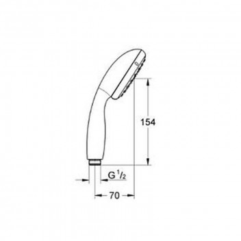 GROHE VITALIO START 1 SPRAY HAND SHOWER