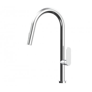 BLUTIDE SATIN CHROME PULL OUT SINK MIXER