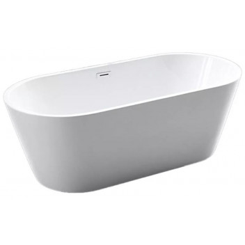 BIJIOU WHITE PROVENCE FREESTANDING ACRYLIC BATH 1600X740X580MM