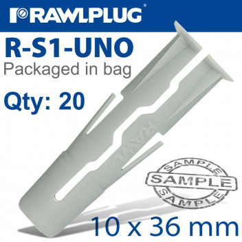 Universal Plug 10x36mm X20-Bag