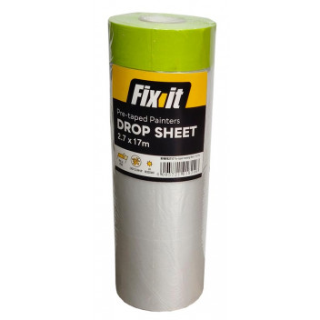 FIXIT PRE-TAPED DROP SHEET 2.7M X 17M