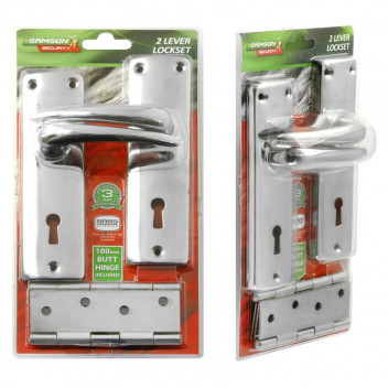BOLTFIX 2 LEVER HINGE COMBO LOCKSET SAMSON.