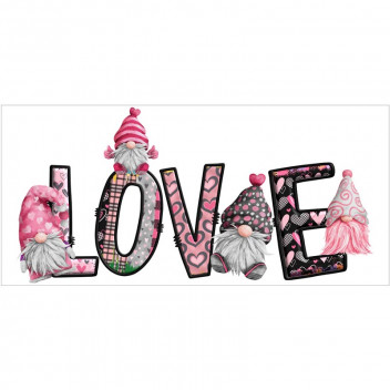 GNOME LOVE VINYL CRAFT UV DTF STICKER