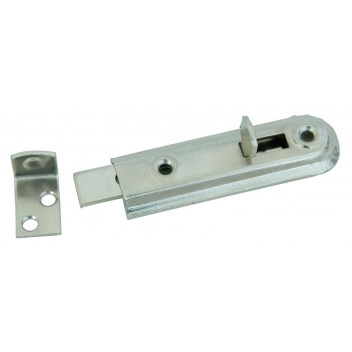 CHROME FLUSH BOLT 1PIECE