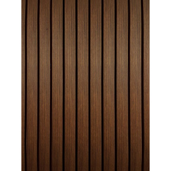 UPPER EDGE WILLOW BLACK WOOD PLASTIC CLADDING WALL PANEL 2400X122X12