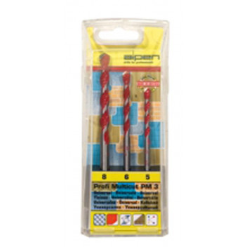 ALPEN ALPEN MULTICUT DRILL BIT SET 3 PIECE 5-8MM