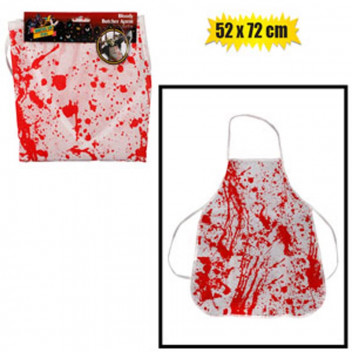 BLOODY BURCHER APRON DRESS UP PARTY COSTUME