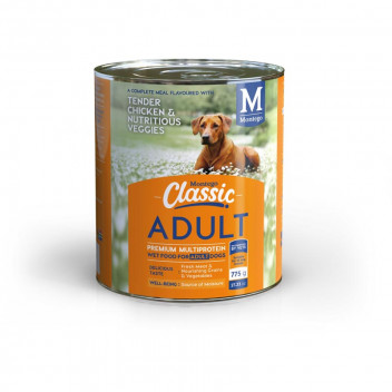 CLASSIC VEGETABLE AND CHICKEN CANNED DOG FOOD 775G