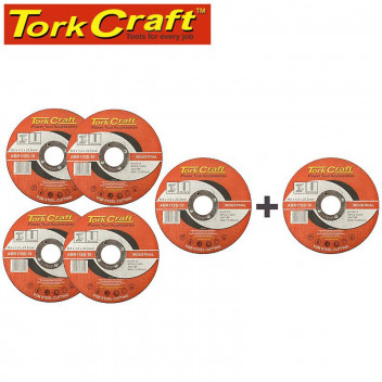STEEL CUT DISC 115X1.0X22.2MM 5 PER PACK